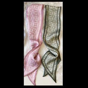 Floral Print Scarf Hairband Multi-Use